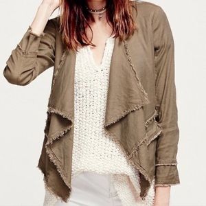 Free people linen open jacket